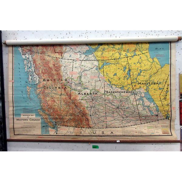 1962 Western Canada Resources Map - 51  Wide