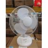 Image 1 : New White 16" Oscillating Table Fan - 3 Speeds