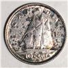 Image 1 : Canadian .10 Cent Dime 1951