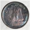 Image 1 : Canadian .10 Cent Dime 1953 SF CHOICE BU