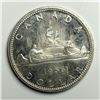 Image 1 : 1966 Queen Elizabeth II Canadian Silver Dollar UNC