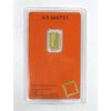Image 2 : 1 Gram .9999 Fine Gold Valcambi Suisse Certified Bar 