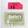 Image 1 : RARE 1 Oz .999 Silver Johnson Matthey/SOOTER'S Bar 