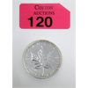 Image 1 : 1 Oz .9999 Silver 2009 Maple Leaf Coin 