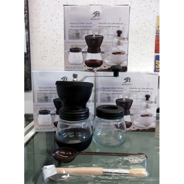 3 New Manual Coffee Grinders -  Ceramic Burr 