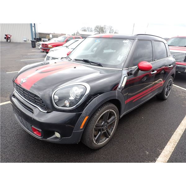 2012 Mini Cooper S Countryman RUNS WITH MECHANICAL PROBLEMS Speeds