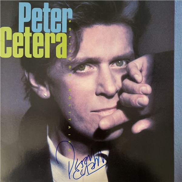 Chicago Peter Cetera signed album