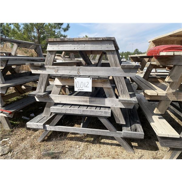 (3) 8' PICNIC TABLES