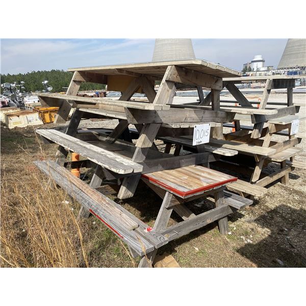 (3) 8' PICNIC TABLES