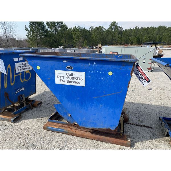 VESTIL D-150 DUMP HOPPER Aggregate Bin / Hopper