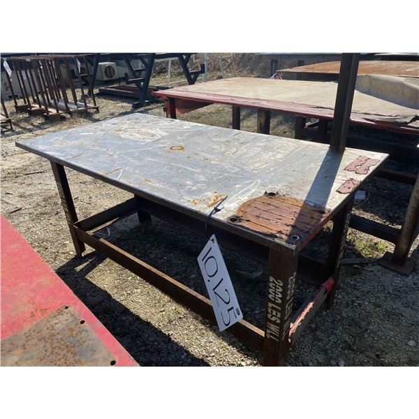 6'x3' METAL TABLE