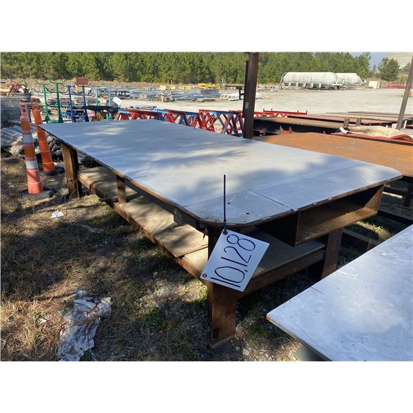 13'x65" METAL TABLE