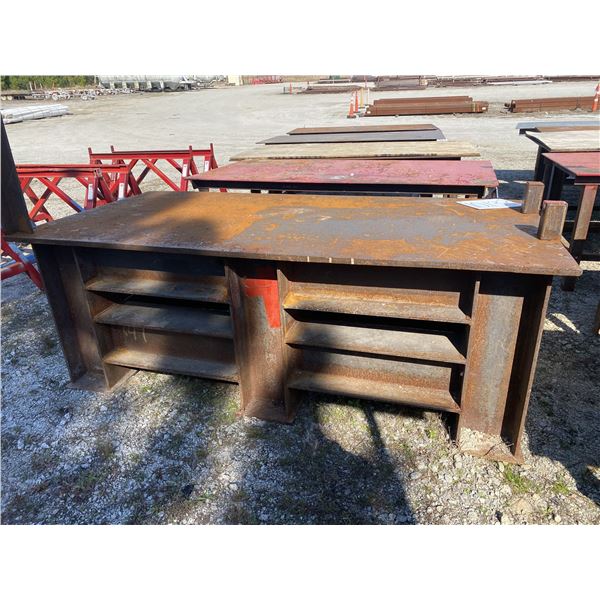 8'x4' SOLID METAL TABLE
