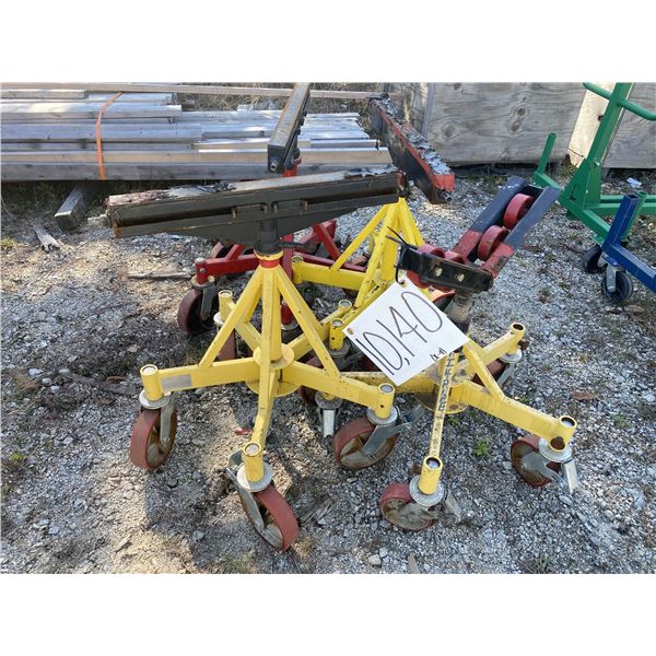 (4) ROLLING BEAM JACKS