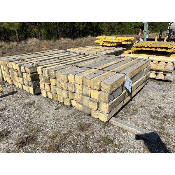 (80) 84" CONCRETE PARKING CURBS