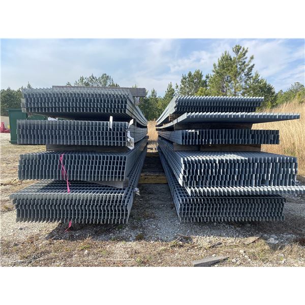 (39) 24' METAL GRATING
