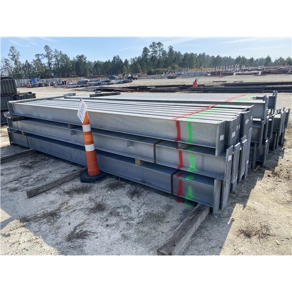 (57) 10" GALVANIZED H BEAMS