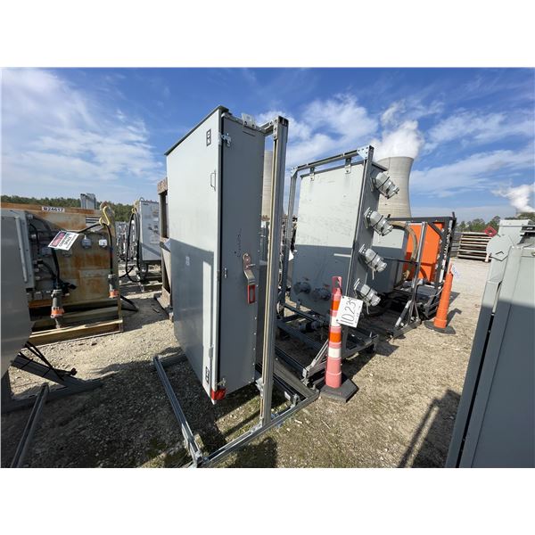 480V PORTABLE POWER DISTRIBUTION PANEL W/ SAFETY SWITCH PANEL