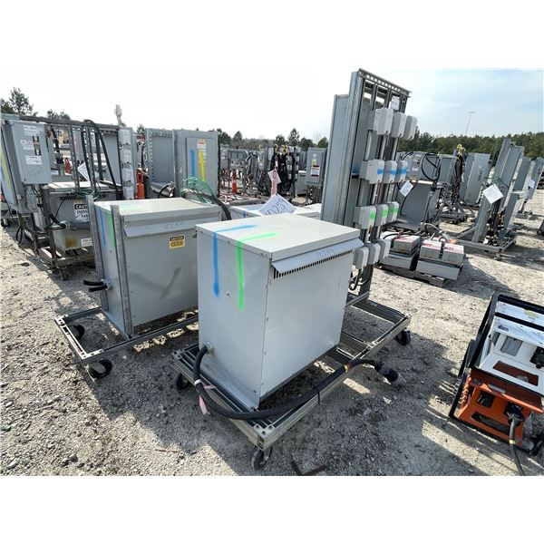 POWER DISTRIBUTION STATION & (3) TRANSFORMERS