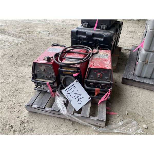 (3) LINCOLN ELECTRIC INVERTEC V350 PRO WELDERS