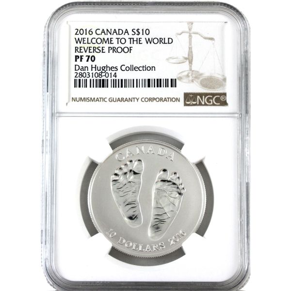 2016 $10 Welcome To The World Reverse Proof NCG PF70 (Tax Exempt) 