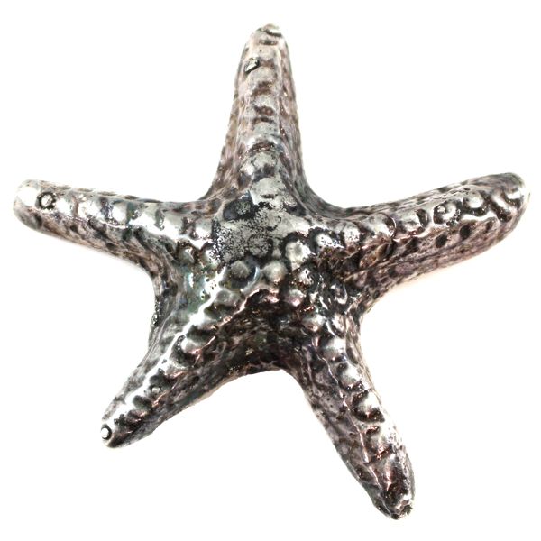3oz Black Label Bullion Company .999 Fine Silver Poured Starfish with Antique Finish (Tax Exempt)