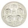 Image 1 : Cayman Islands 1975 $50 Six Queens Sterling Silver Proof Coin in Booklet w/ COA and Original Box. 