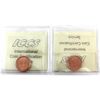 Image 2 : 1-cent 2007 Non Magnetic & Magnetic ICCS MS66 Red. 2pcs. 