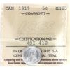 Image 1 : 5-cent 1919 ICCS MS63 