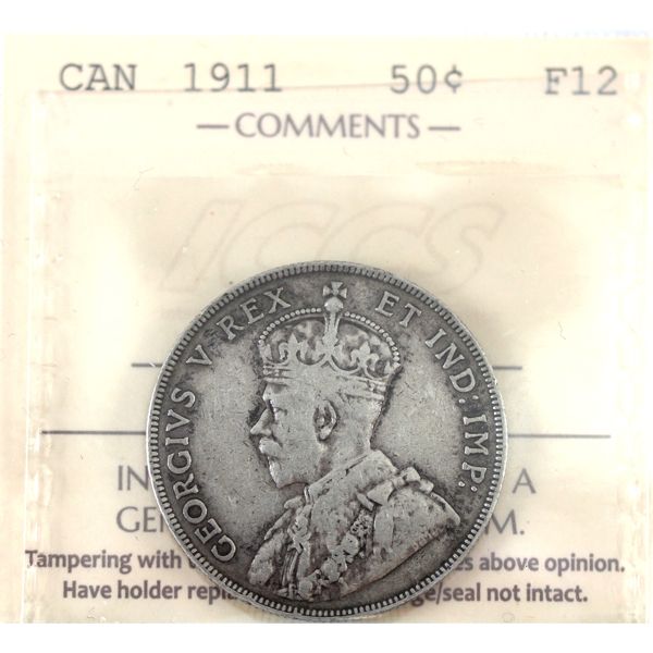 50-cent 1911 ICCS F12