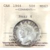 Image 1 : 50-cent 1944 Near 4 ICCS MS63 