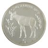 Image 1 : Zaire 1975 5 Zaires Proof Sterling Silver Okapi Conservation Coin (Lightly scratched)