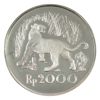 Image 1 : Indonesia Silver 1974 2000 Rupiah 'Javan Tiger' Proof. Part of the WWF Wildlife Conservation Series