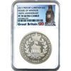 Image 1 : Great Britain Silver 2017 £5 House of Windsor Piedfort NGC PF70 Ultra Cameo *Top Pop!*