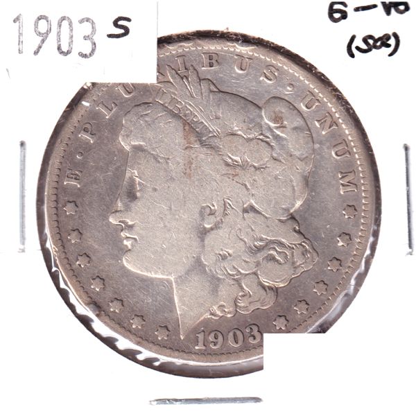 USA Silver 1903S Morgan Dollar G-VG (Scratched)