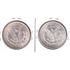Image 2 : USA Silver 1921 BU (Impaired) & 1921D UNC+ (Scratched) Morgan Dollars. 2pcs