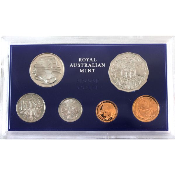 Royal Australian Mint 1978 6-coin Proof Set in Hard Plastic Holder