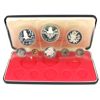 Image 1 : Cayman Islands 1974 8-coin Proof Set in Original Display Box. Minted by the Royal Canadian Mint