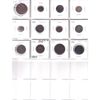 Image 2 : World Mixed Denomination 1726-1869 Bulk Collection in 2x 20-Pocket Sheets. 32pcs. 