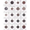 Image 1 : China Mixed Denomination Bulk Collection in 20-Pocket Sheet.  20pcs.