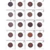Image 1 : 1-cent 1891-1920 Bulk Collection in 20-Pocket Sheet AG to AU. 20pcs. 