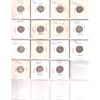 Image 1 : Great Britian & 1x South Africa 3 Pence 1893-1944  Bulk Collection in 3x 20-Pocket Sheets. 55pcs.