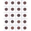 Image 1 : Great Britian Half Penny 1888-1939 Bulk Collection in 3x 20-Pocket Sheets. 60pcs. 