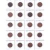 Image 2 : Great Britian Half Penny 1888-1939 Bulk Collection in 3x 20-Pocket Sheets. 60pcs. 