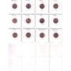 Image 2 : USA Counter Stamped 1-cent 1972-1976 Bulk Collection in 2x 20-Pocket Sheets.  30pcs. 