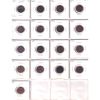 Image 1 : Great Britian Farthing 1860-1920 Bulk Collection in 20-Pocket Sheet. 17pcs. 