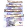 Image 2 : 2001 & 2005 $10 BCS CUNC62 to CUNC 64 Original. 4pcs. 
