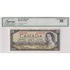 Image 1 : BC-41b 1954 $20 Legacy AU58 Beattie-Rasminsky SN: C/W7643288 