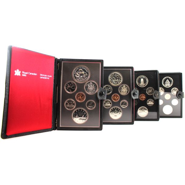 1976-1979 Double Dollar Sets. INCLUDES: 1976, 1977, 1978, & 1979. 4pcs.