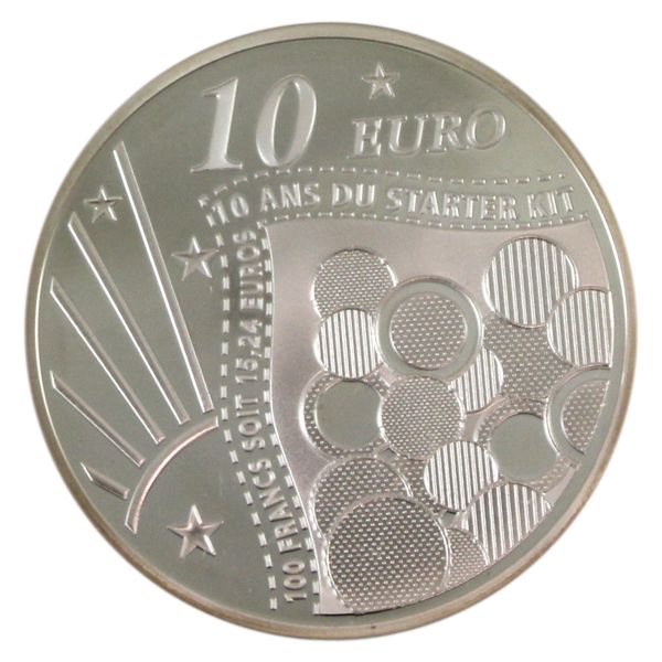 0.71oz France 2011 10 Euro The Sower .900 Fine Silver Coin. 